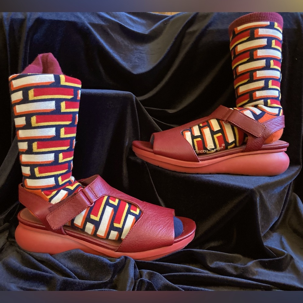 Camper Red Bubble Sandals